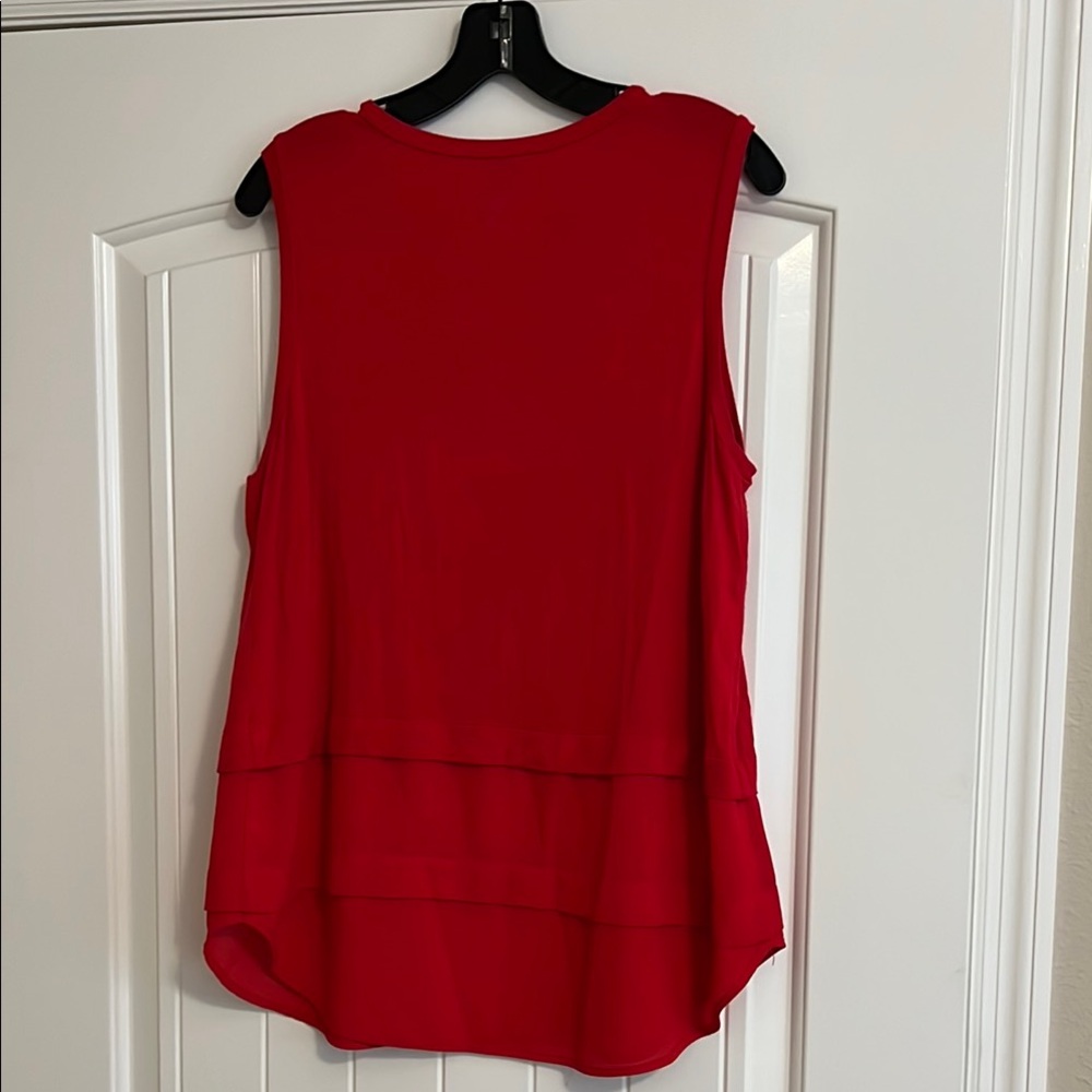 Michael Kors sleeveless Red Women's Top - Picture 5 of 6